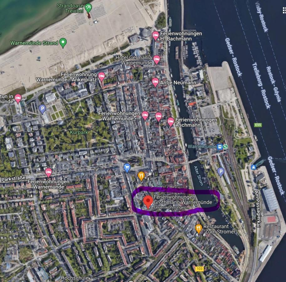 Meeresbriese Warnemuende Rostock Exterior photo